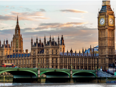 A photo of Big Ben in London.