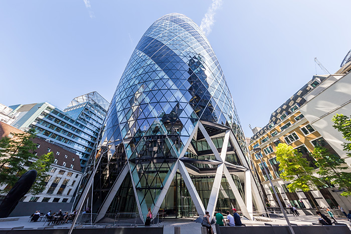 The gherkin building in london. SunSystems Implementation services blog
