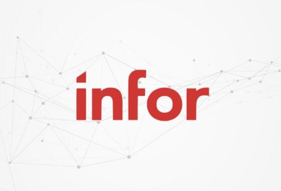 The logo for Infor on a white background.