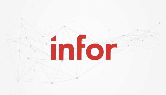 The logo for Infor on a white background.